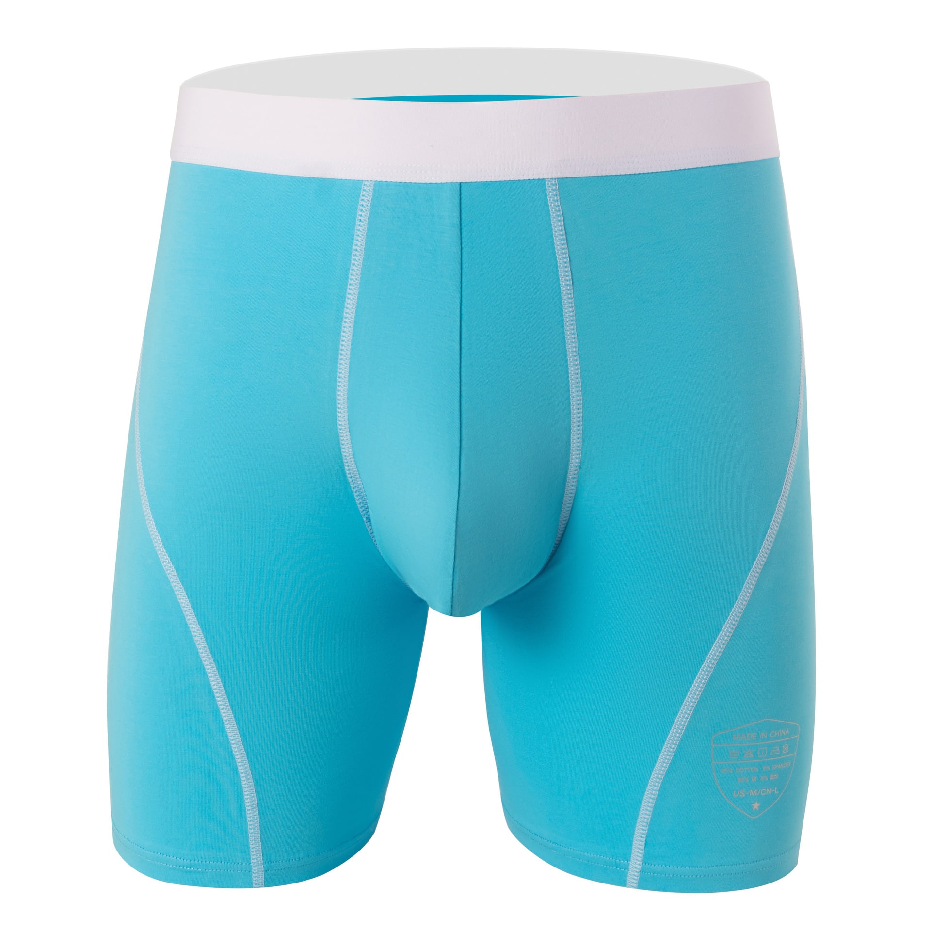 Sports Three-point Pants Lengthened Anti-wear Leg Breathable Men's Underwear view 6