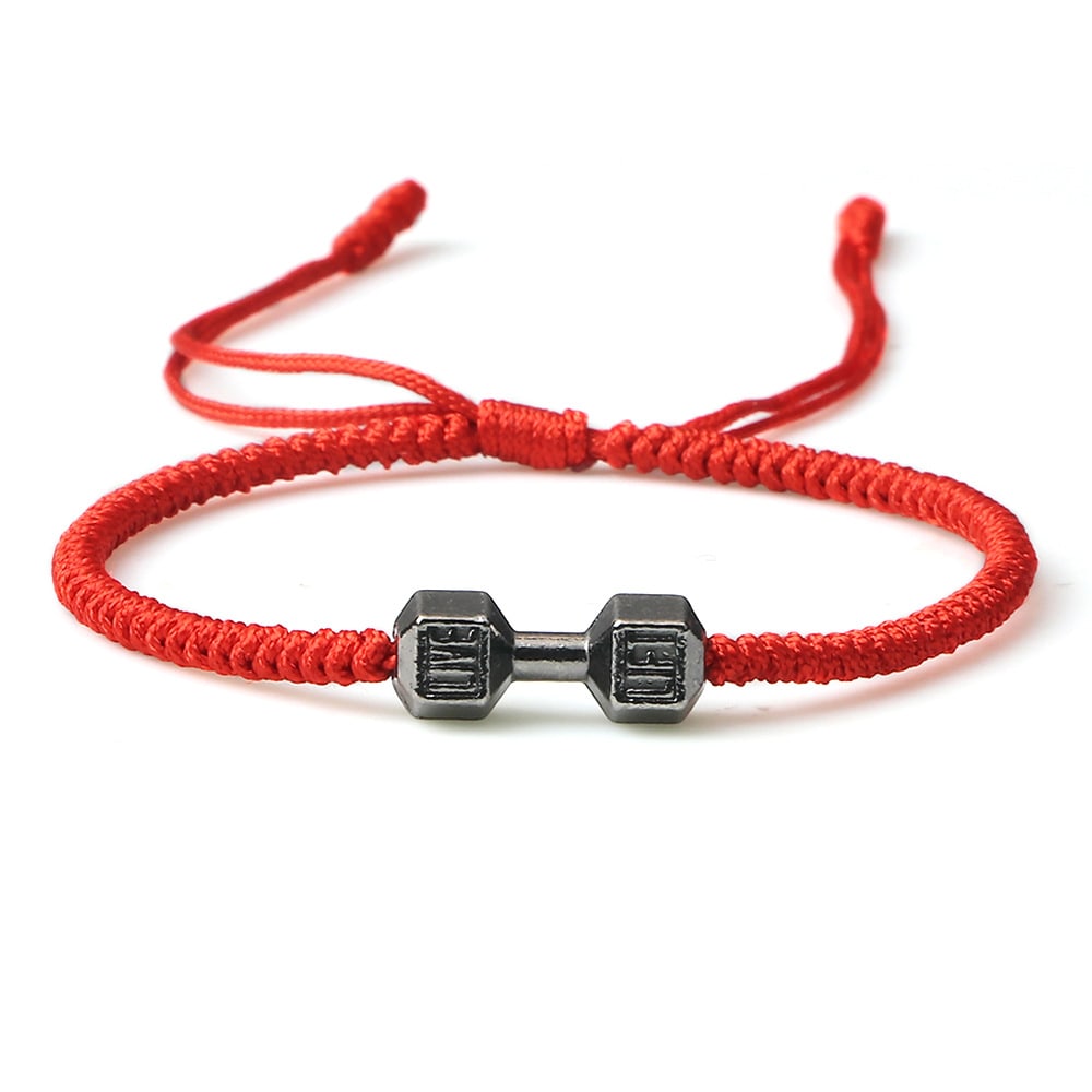 Originality Woven Dumbbell Alloy Bracelet view 4