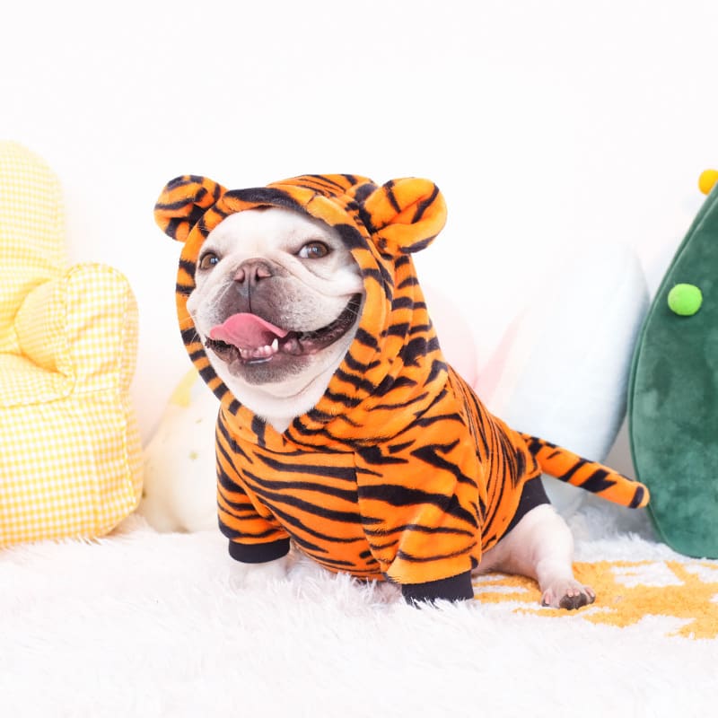 French Bulldog Plush Pajamas For Autumn And Winter Dog Clothes view 3