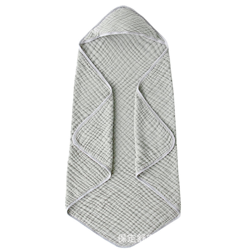 Hooded Baby Towels For Newborn Muslin Cotton Baby Bath Towel With Hood For Babies, Infant, Toddler And Kids, Large 90x90cm, Soft And Absorbent Newborn Essential view 8