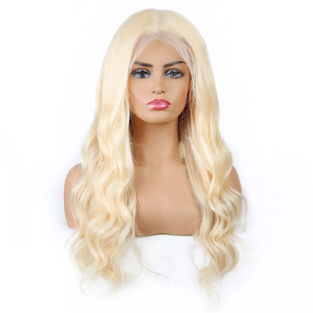 Semi Lace Real Wig Blond Headgear view 5