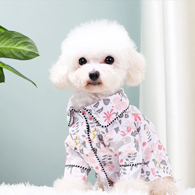 French Small Incense Style Fighting Pet Clothes Dog Pajamas view 6