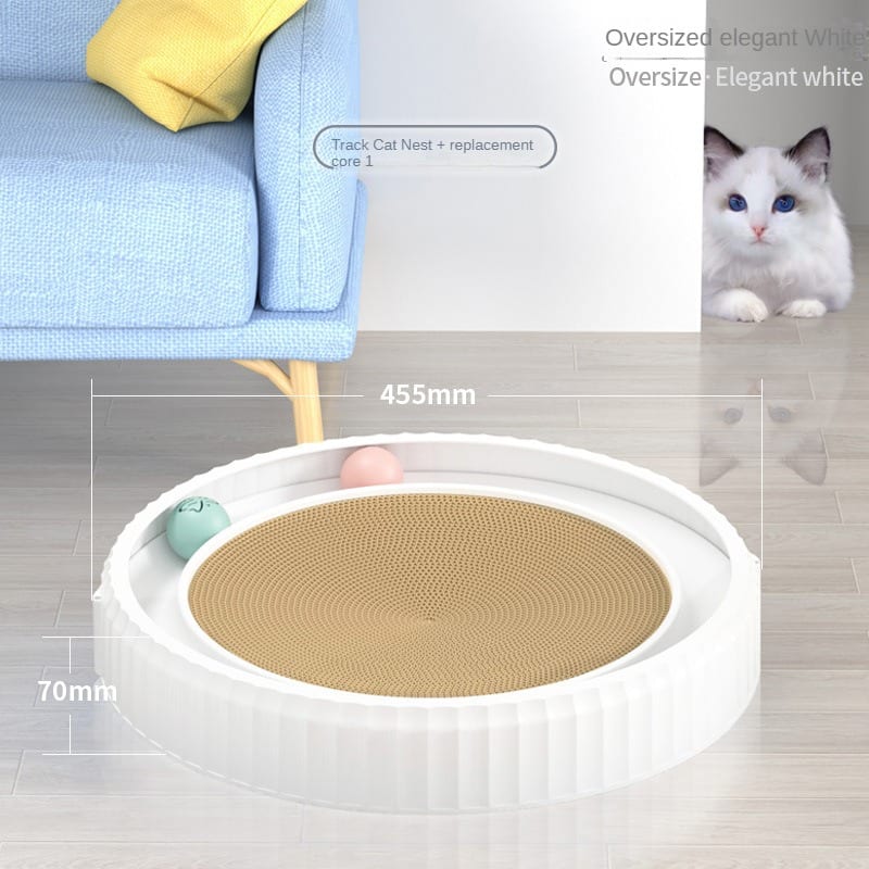 NEW Round Cat Scratching Board Wear-resistant Anti-scratch Claw Grinder Furniture Protector Pet Products view 23