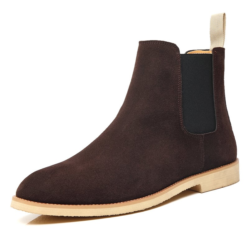 Boots Men's Leather Autumn And Winter Men's Boots Pointed Toe view 4