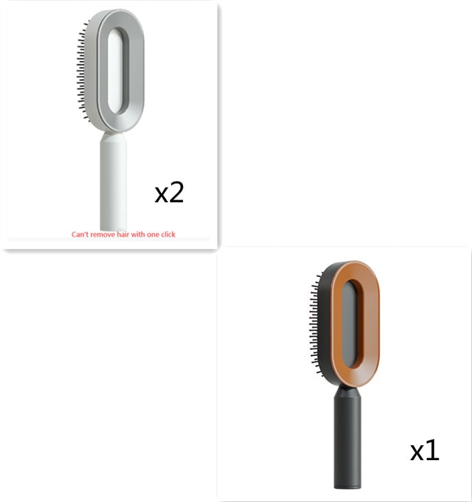 Self Cleaning Hair Brush For Women One-key Cleaning Hair Loss Airbag Massage Scalp Comb Anti-Static Hairbrush view 49