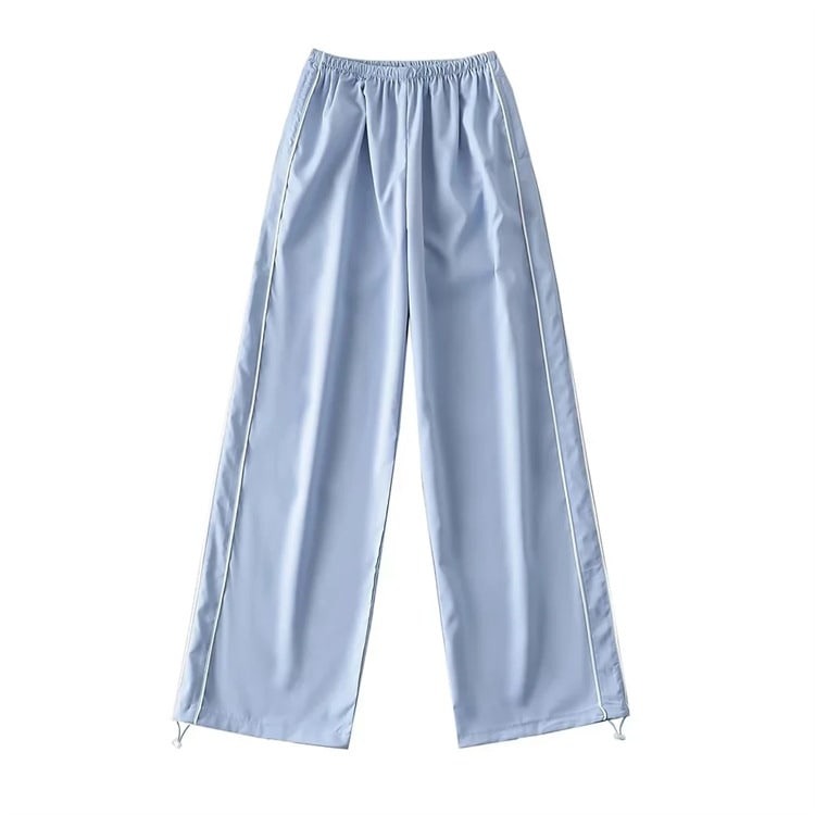 Women's Drawstring Striped Quick-drying Casual Pants view 7