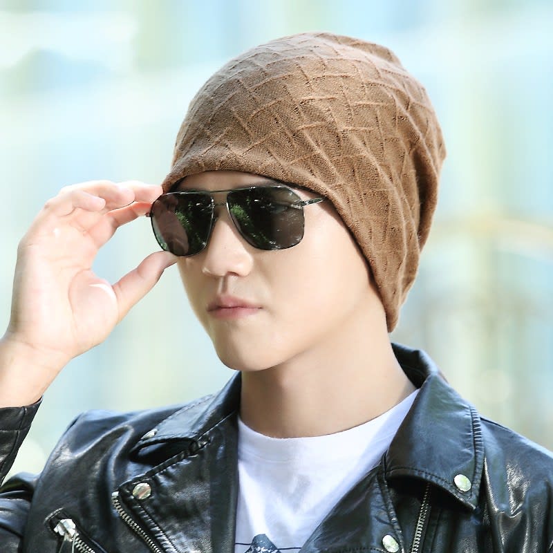 Male Autumn Winter Summer Baotou Hat Thin Headband view 7