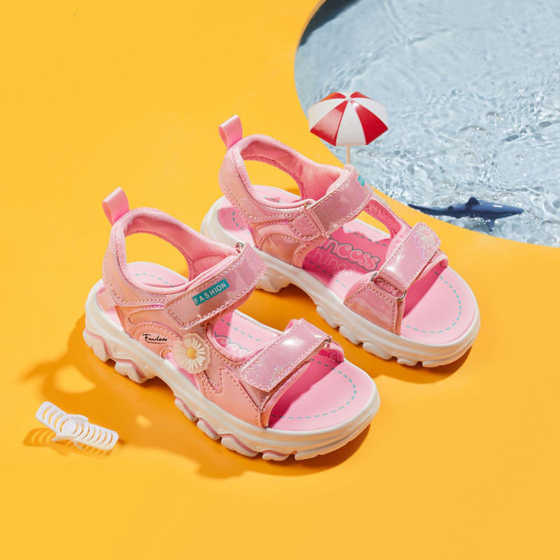 Cute Girls Breathable Sandals view 3