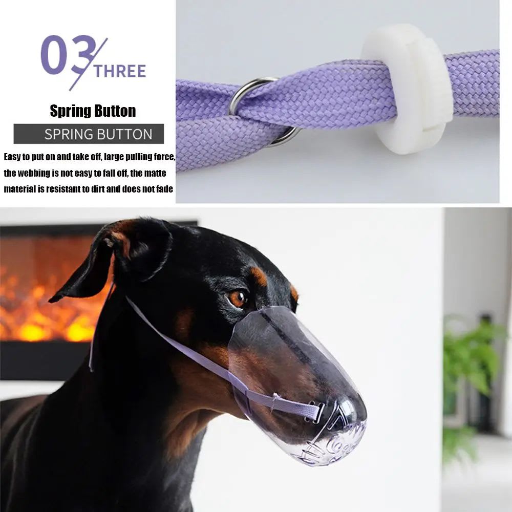 Cat Muzzle Anti-Bite Grooming Mask Adjustable Pet Mouth Cover For Bathing,Prevent From Cats Biting Chewing,Safety Prevent view 4