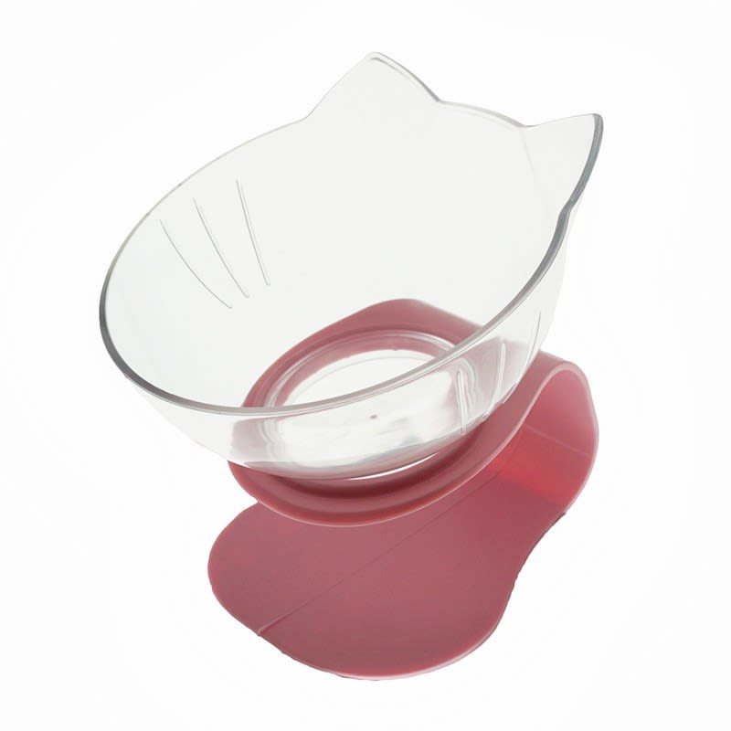 Cat Elevated Feeder Stand With Transparent Bowl view 11