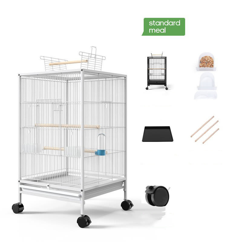 Parrot Xuanfeng Bird Cage With Feeder Toy Grass Nest Breeding Box view 9