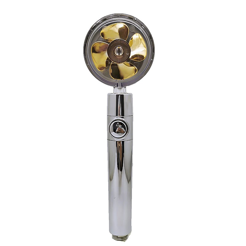 Shower Head Water Saving Flow 360 Degrees Rotating With Small Fan ABS Rain High Pressure Spray Nozzle Bathroom Accessories view 62