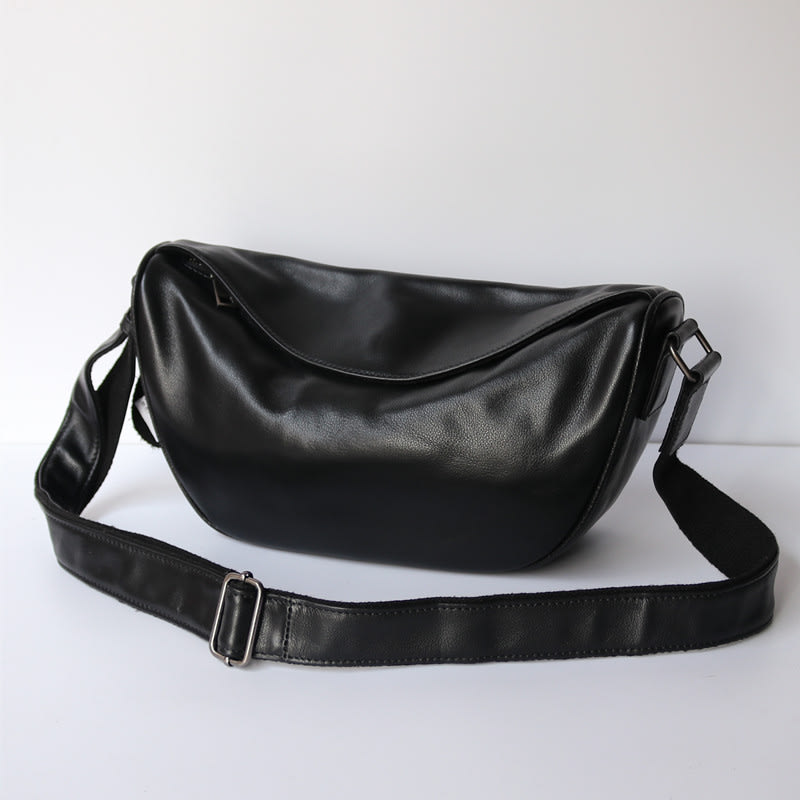 Large-capacity Casual Top Layer Cowhide Soft Belt Cover view 3