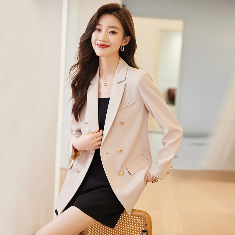 Women's Loose Mid-length Business Suit view 5