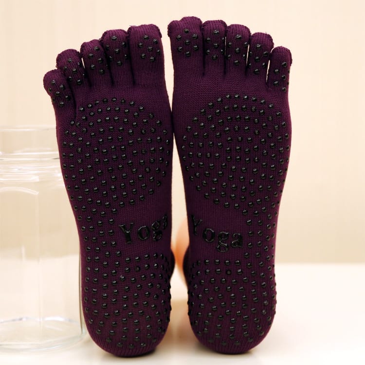 Men's Non-slip Cotton Sports Five-finger Socks view 7