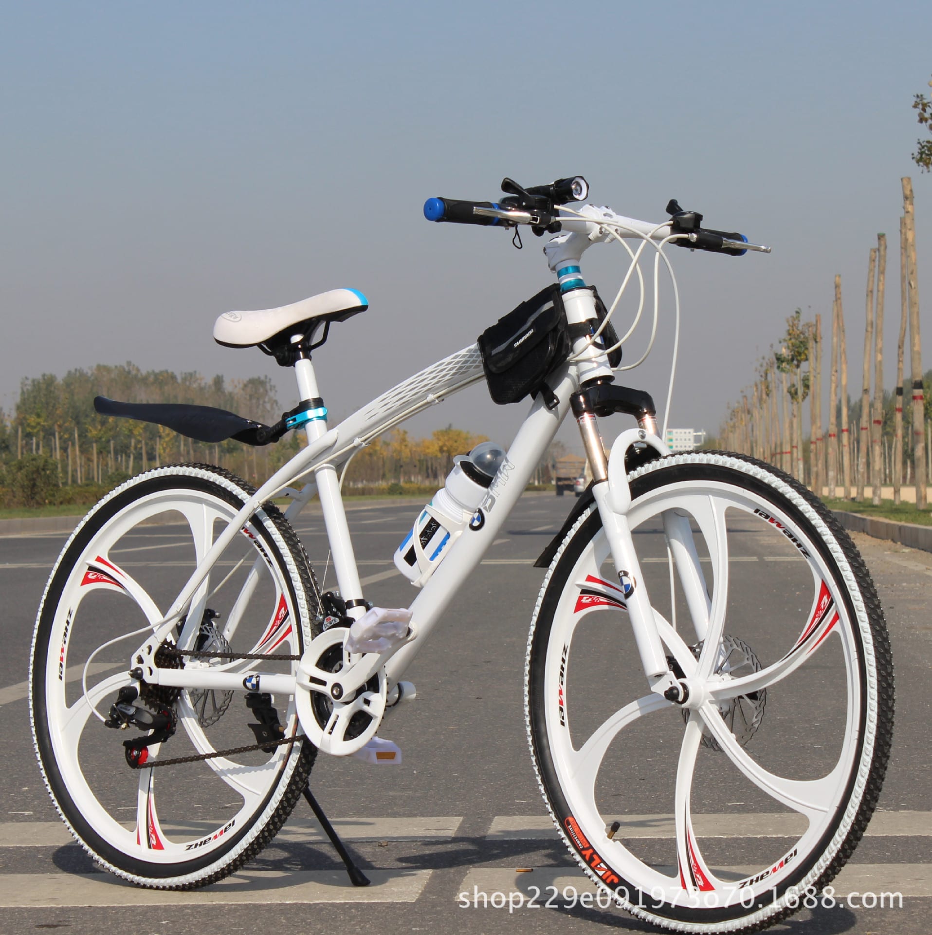 BMW Cross Country Mountain Bike Double Disc Brake view 6