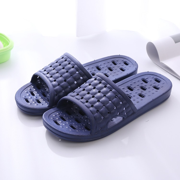 Summer House Shoes Non-slip Hollow Sole Design Floor Bathroom Slipper For Women Men view 8
