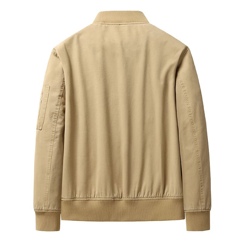 Men's Short Stand Collar Workwear Jacket view 4