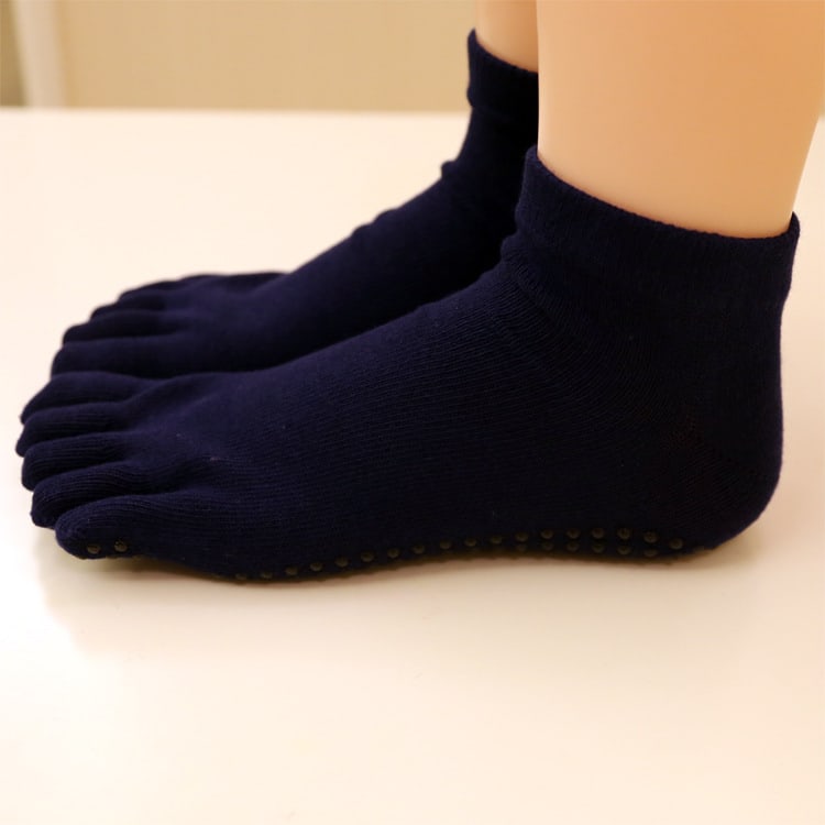 Men's Non-slip Cotton Sports Five-finger Socks view 5