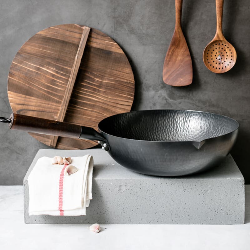 Iron Pan Traditional Iron Wok Handmade view 7