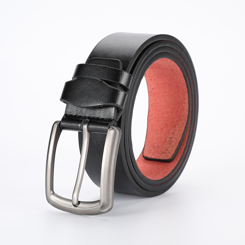Faux Leather Casual Men's Belt Pin Buckle view 5