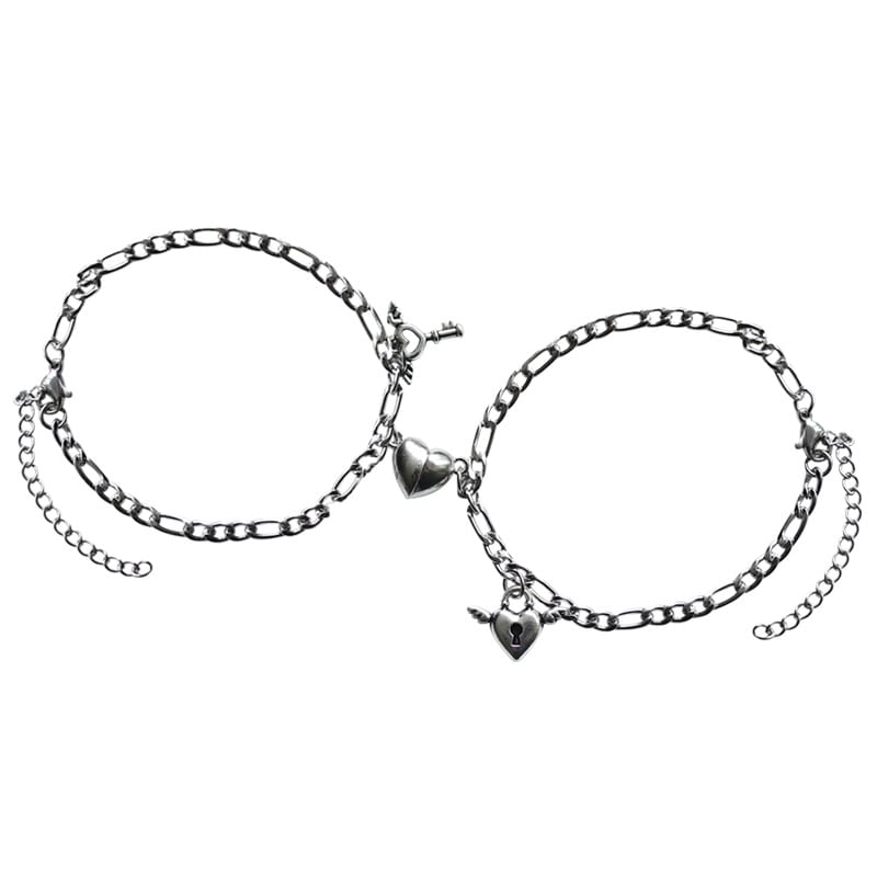 Couple Bracelet Niche Design, Simple Heart-shaped view 5