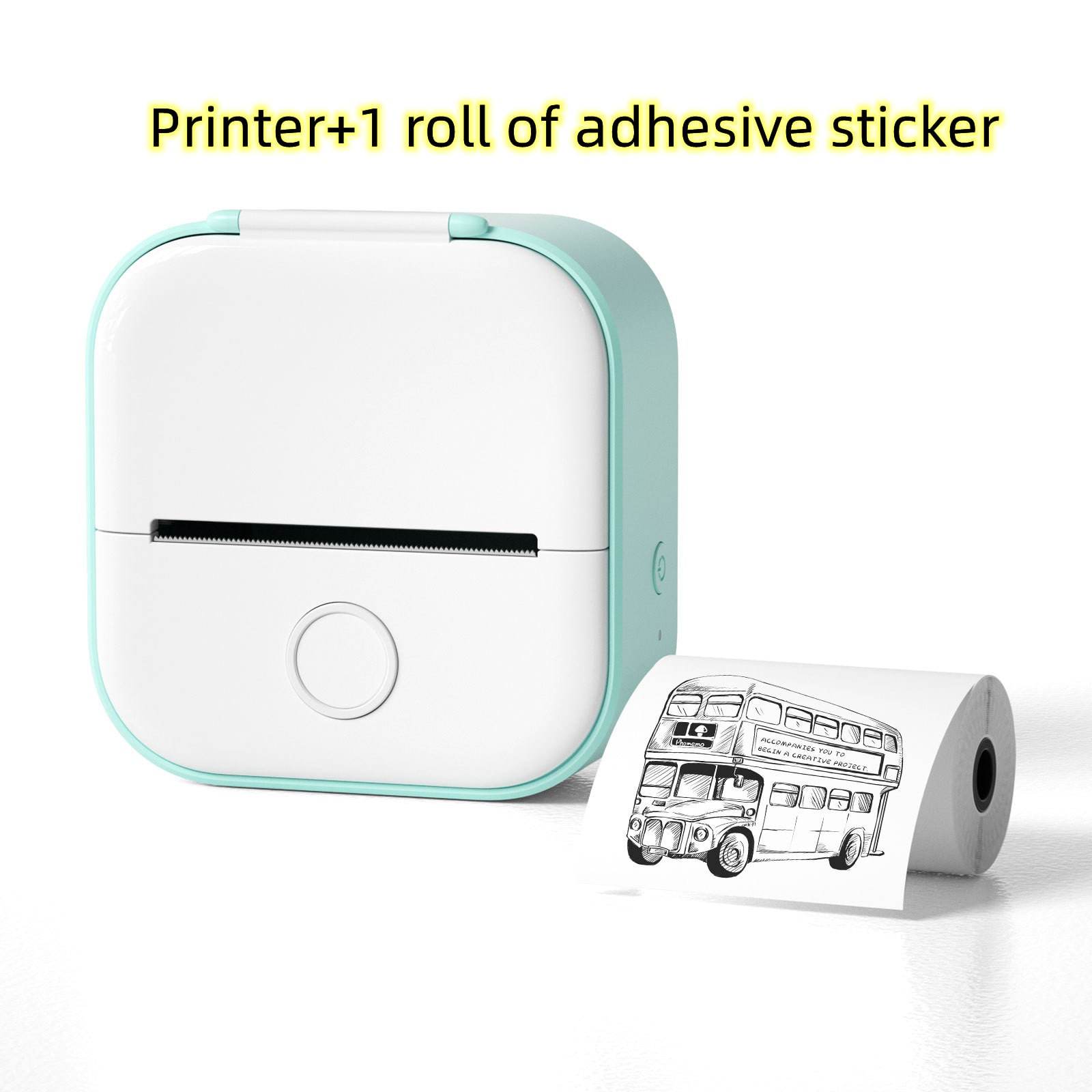 Portable Mini Thermal Label Printer Home Photo Printer Student Wrong Question Printer Bluetooth-compatible Mini Label Printer Price Tag view 86