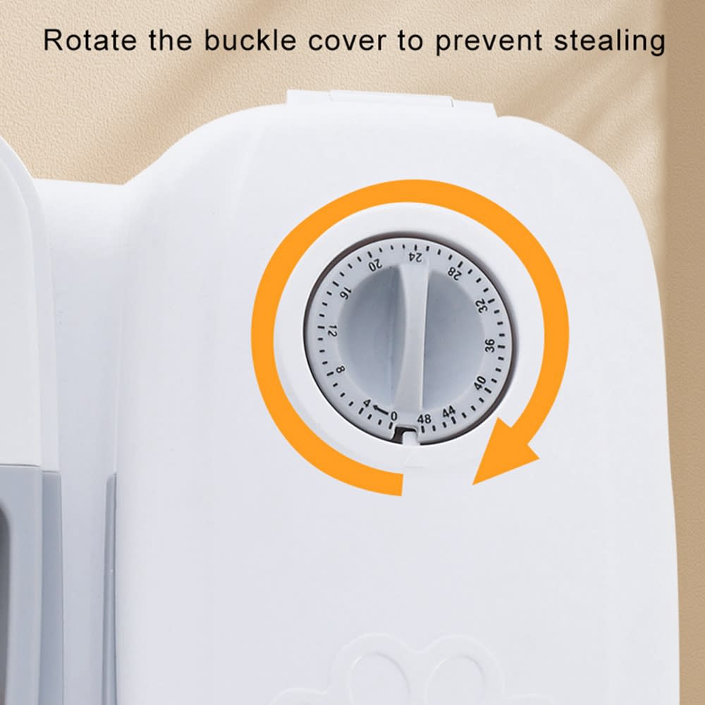 Automatic Pet Feeder Smart Food Dispenser For Cats Dogs Timer Stainless Steel Bowl Auto Dog Cat Pet Feeding Pets Supplies view 6