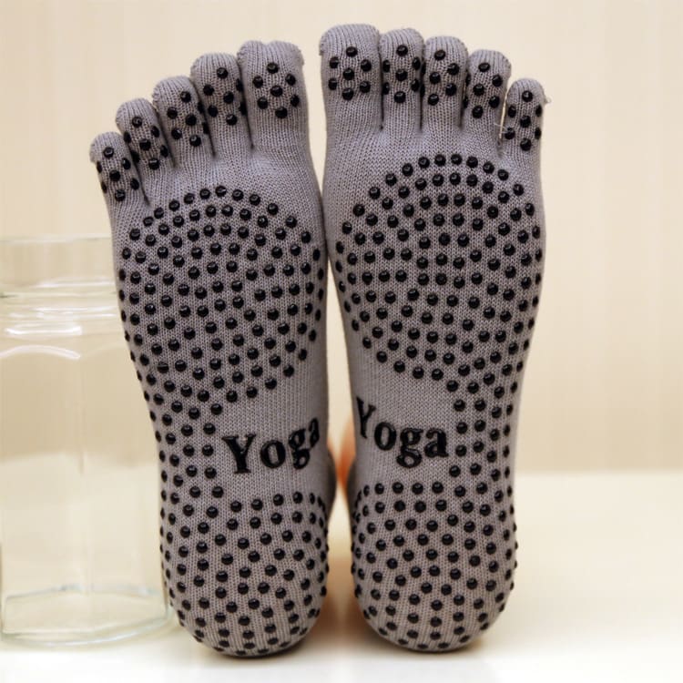 Men's Non-slip Cotton Sports Five-finger Socks view 12