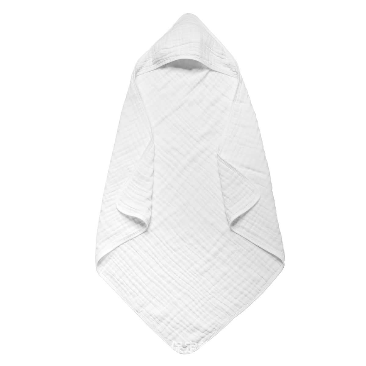 Hooded Baby Towels For Newborn Muslin Cotton Baby Bath Towel With Hood For Babies, Infant, Toddler And Kids, Large 90x90cm, Soft And Absorbent Newborn Essential view 4