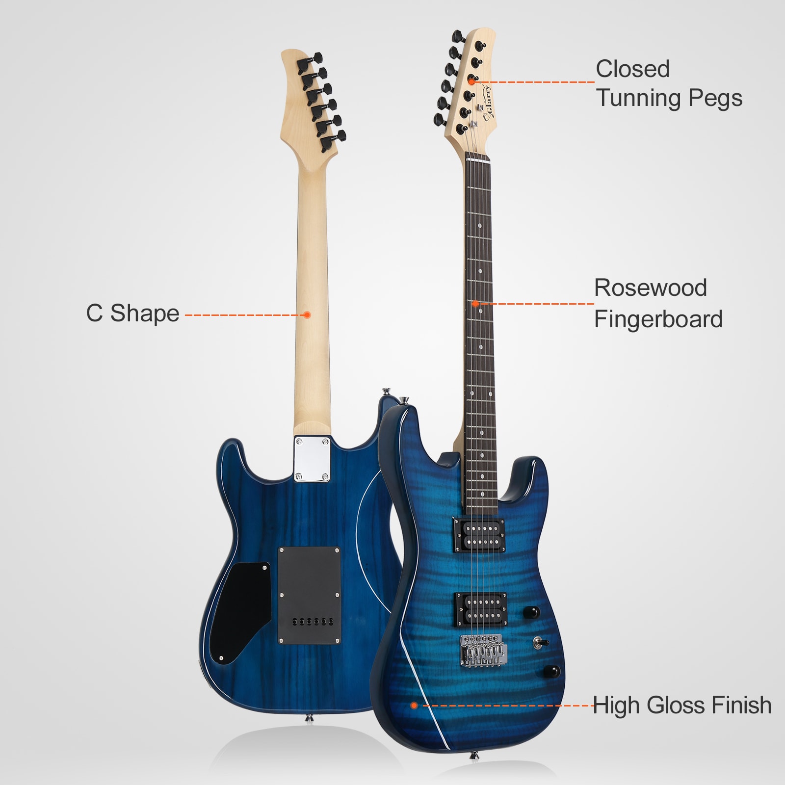 ST Electric Guitar, Speaker Set