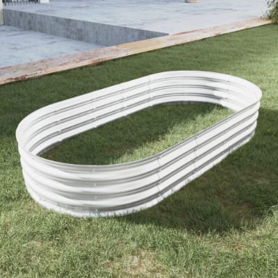 2Pcs 6x3x1ft Raised Garden Bed Kit, Galvanized Planter Raised Garden Beds For Outdoor For Vegetables,Flowers &Herbs, Heavy Duty, Rust-Resistant, Easy Assembly view 9