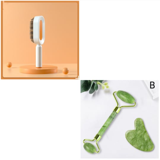 Self Cleaning Hair Brush For Women One-key Cleaning Hair Loss Airbag Massage Scalp Comb Anti-Static Hairbrush view 61