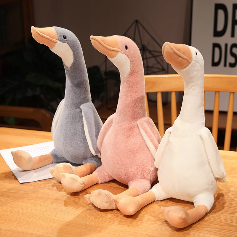 Sleeping Pillow Big Goose Doll Plush Toy view 3