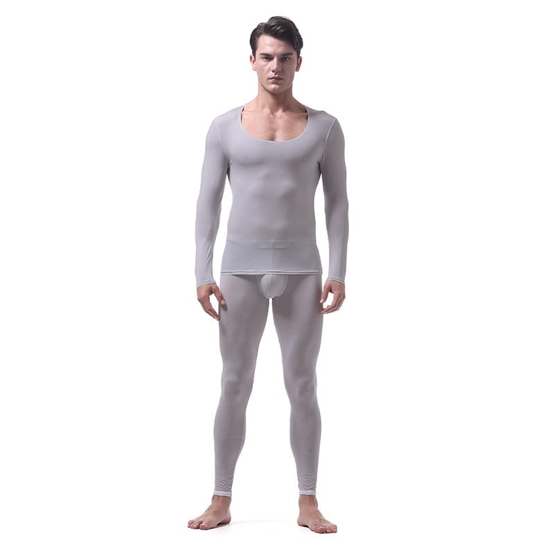 Thin Transparent Ice Silk Underwear Set view 2