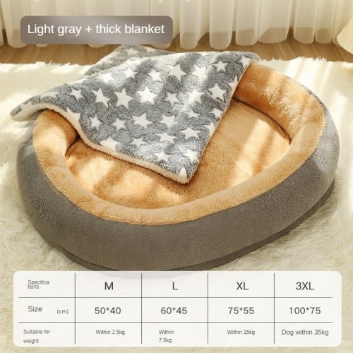 Removable And Washable Dog Bed Warm Cat Bed For Sleeping view 31