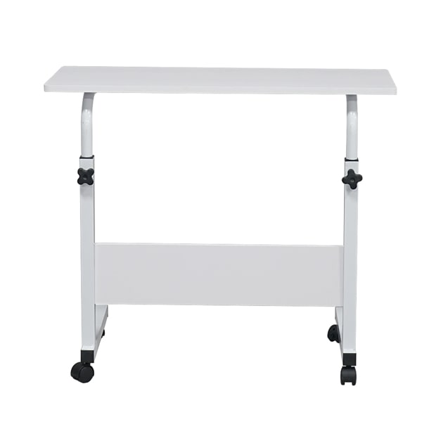 Large Sized Movable Multi-purpose Computer Desk Cover In White view 6