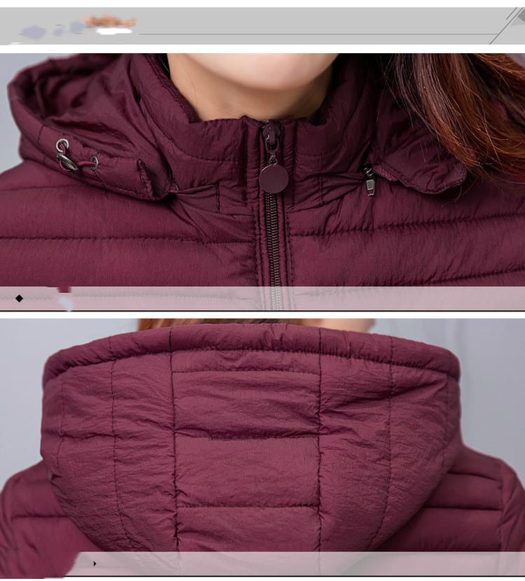 Women's Mid-length Lightweight Down Coat view 6
