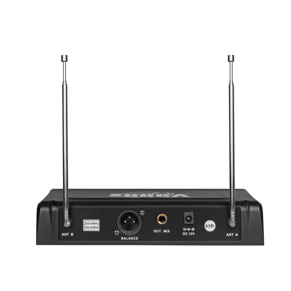 One With Two Handheld Wireless Microphones view 2