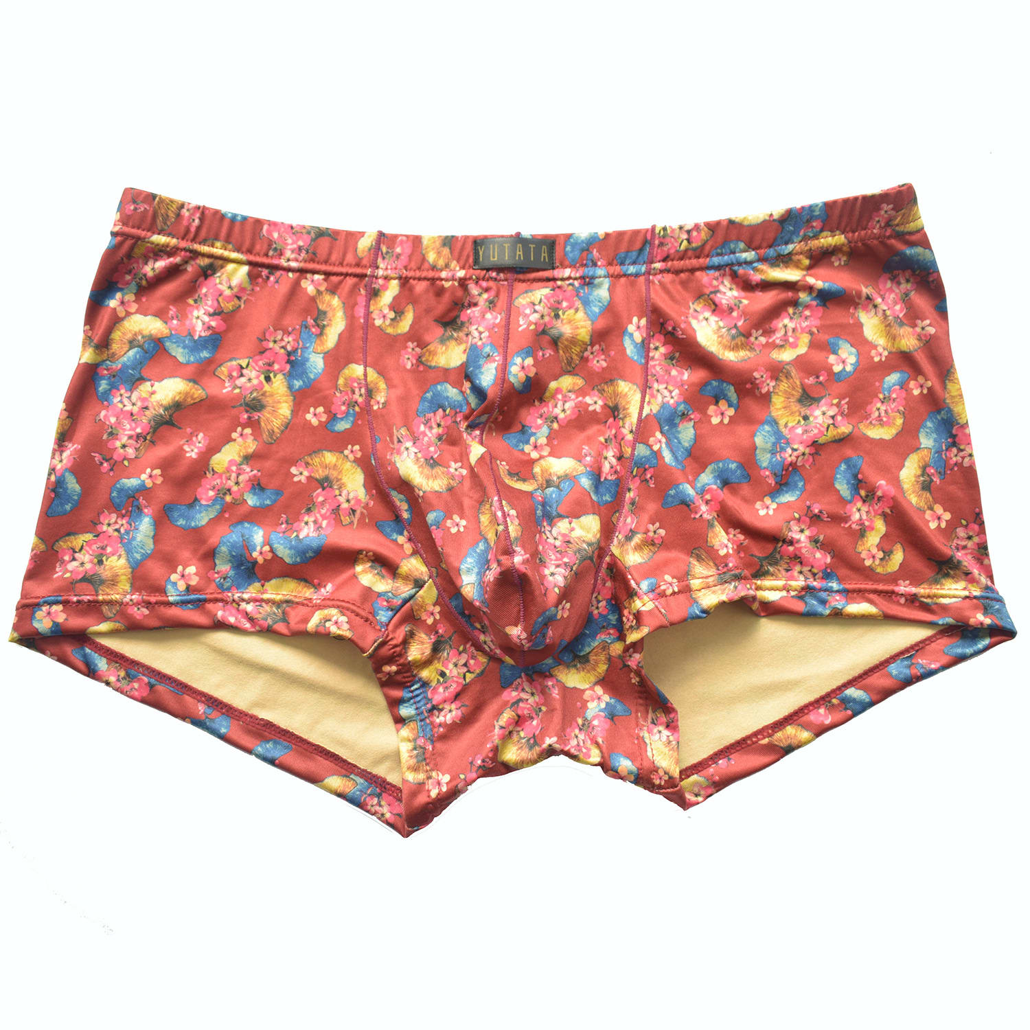 Gingko Leaf Printing Large Size Men's Boxers view 7