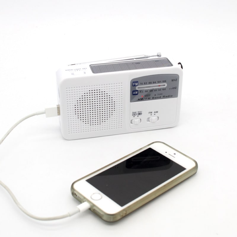 Solar Multifunctional Radio For Hand Power Generation view 6