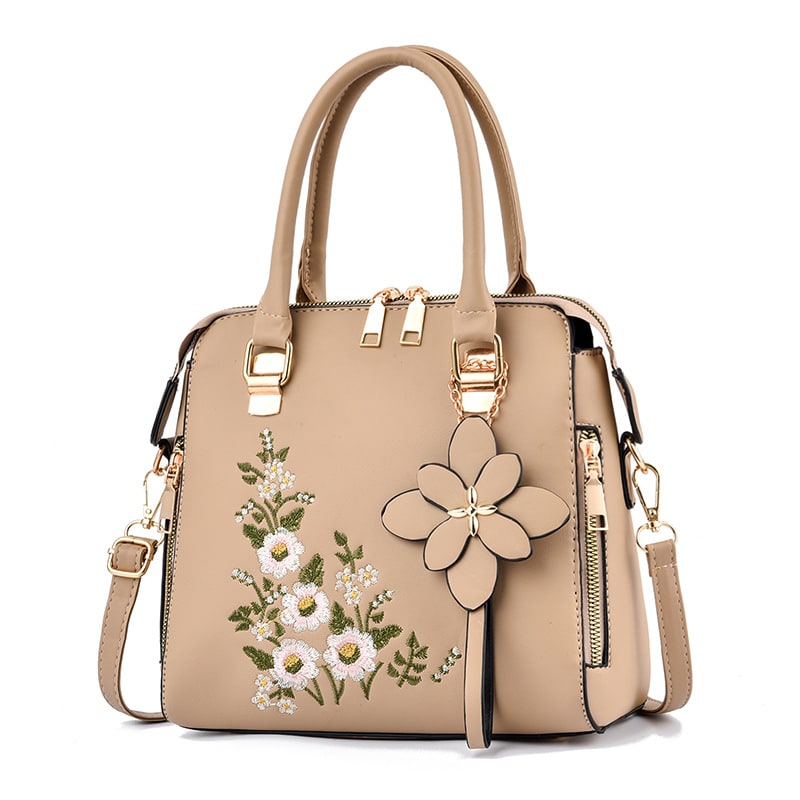 Women's Single-shoulder Messenger Handbag With Print Decoration view 4
