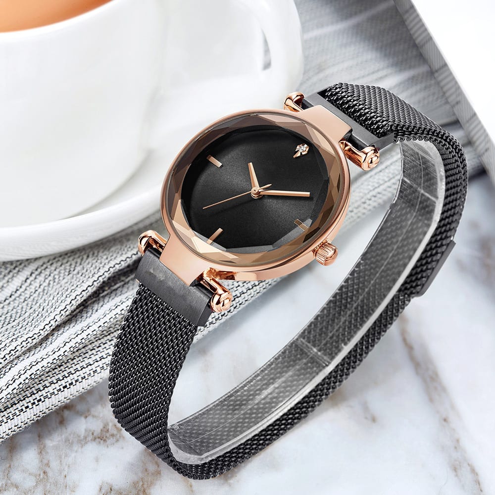 Creative Women's Fashion Creative Net With Quartz Watch view 3
