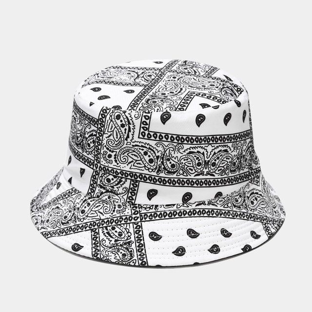 Bandana Print Bucket Hats With Multiple Colorways view 7