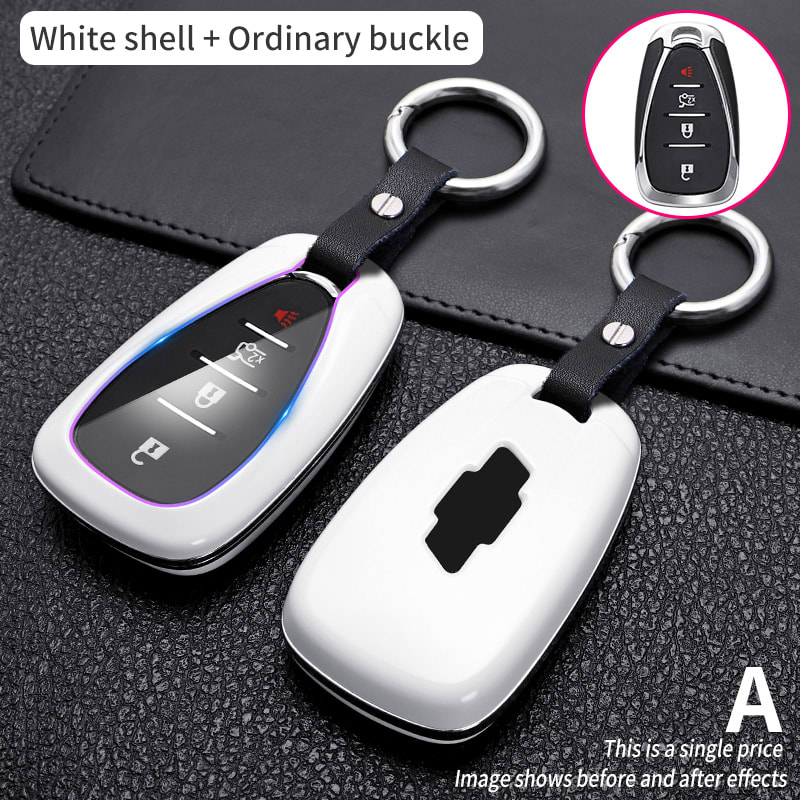 Simple Car Carbon Fiber Key Cover view 3