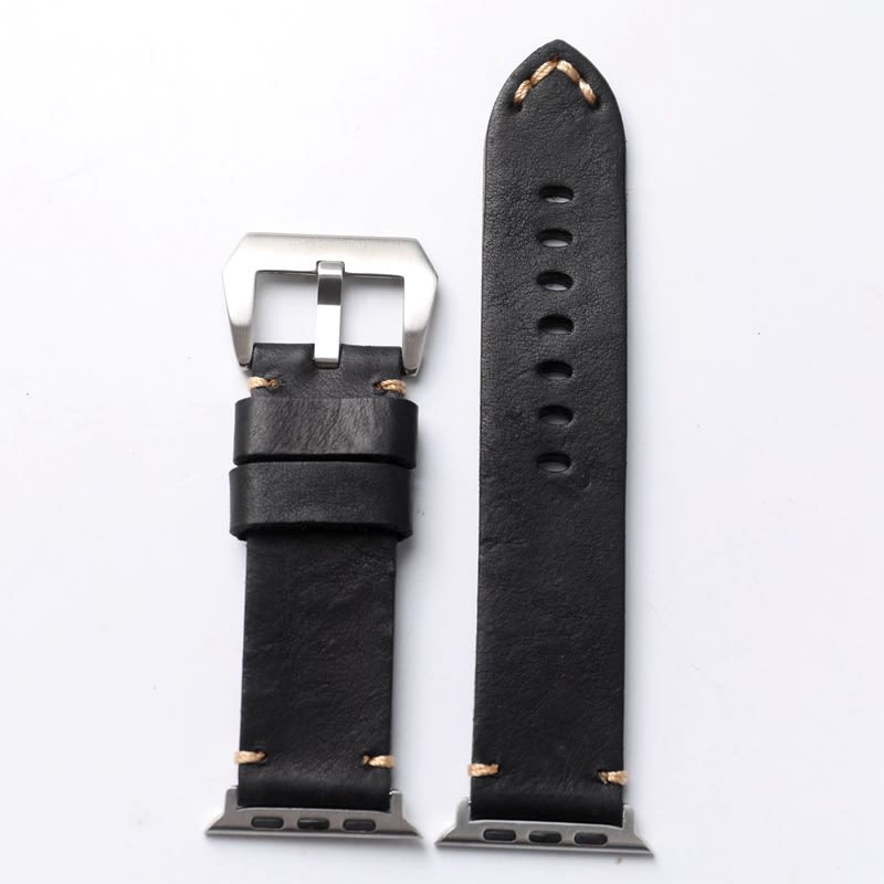 Handmade Thickened Cowhide Strap With Rough Headband view 3