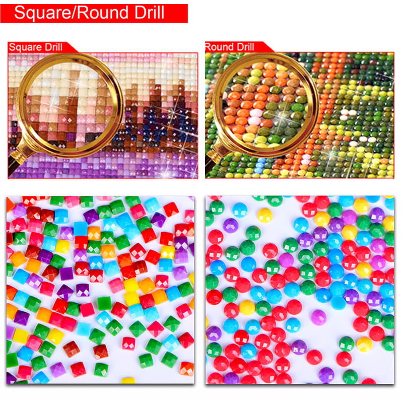 Diamond Painting Full Square Landscape Waterfall Mosaic DIY Landscape Cross view 6