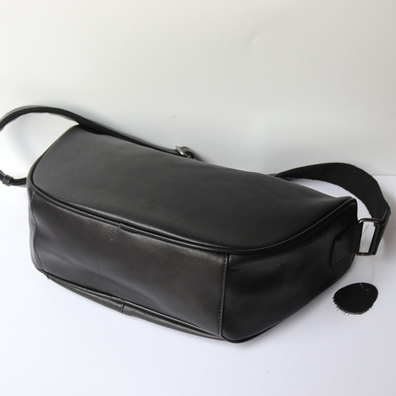 Large-capacity Casual Top Layer Cowhide Soft Belt Cover view 4