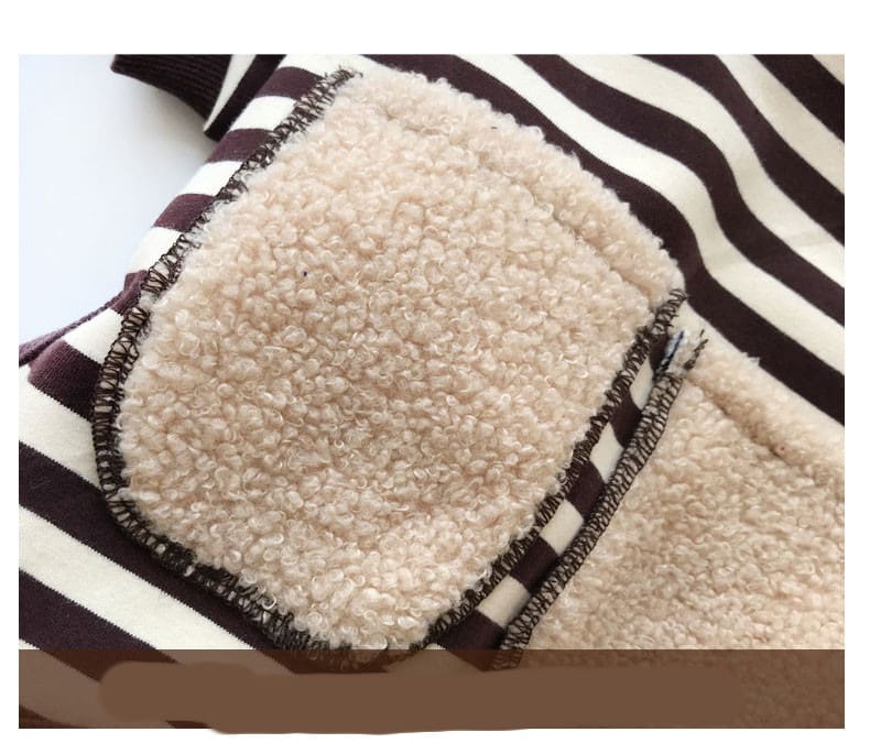 Pet Parent-child Wear Striped Four-legged Padded Sweater view 9