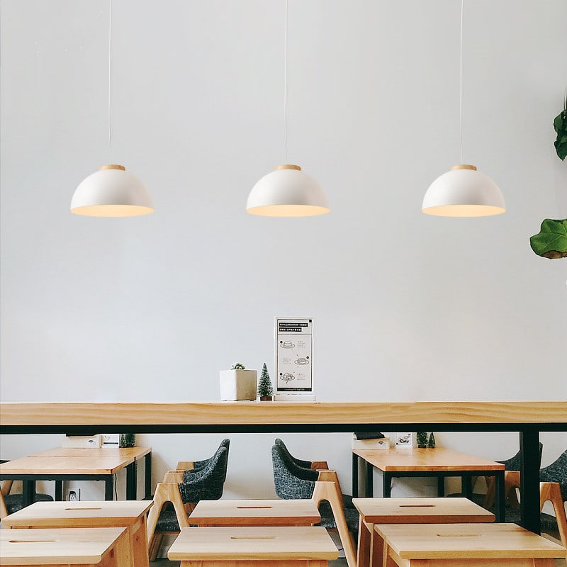 Nordic Dining Room Single Head Chandelier Modern view 4